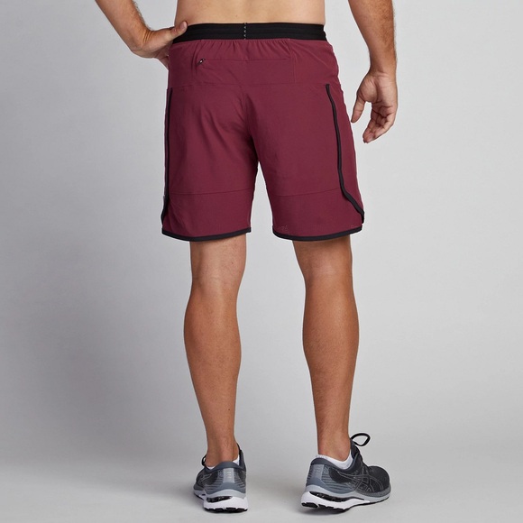 Men’s Korsa Overdrive 8” Running Short in‎ Wine Size Medium - Picture 2 of 9